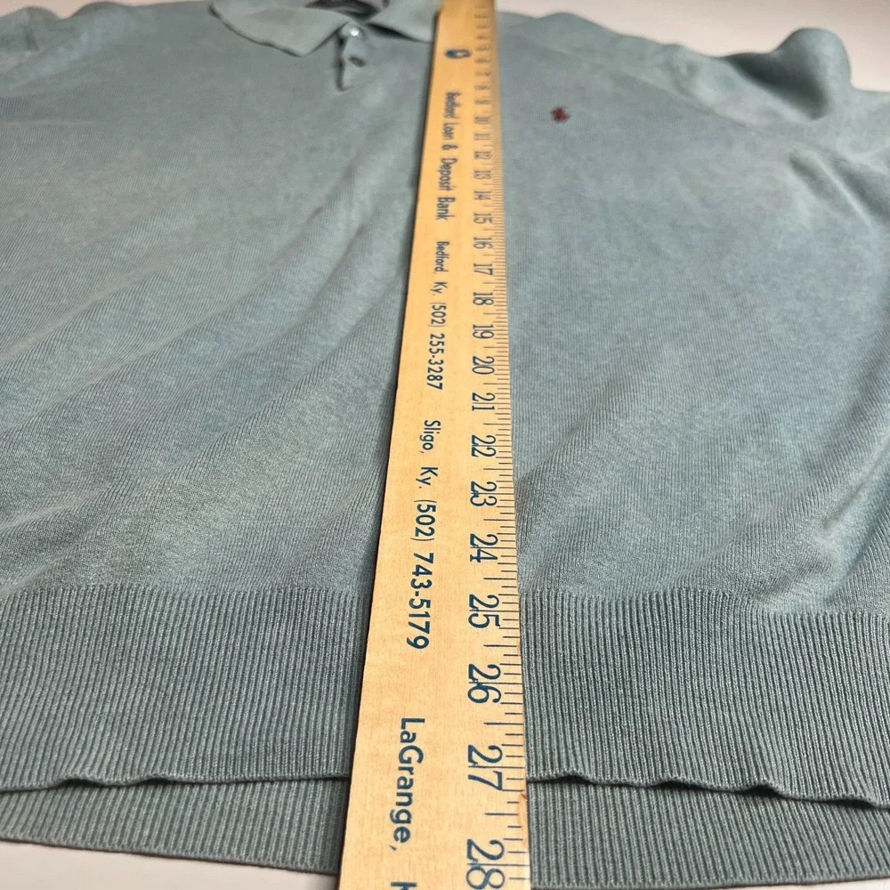 Polo Ralph Lauren Mens 3XB Big Sage Green 100% Pima Cotton Long Sleeve Sweater